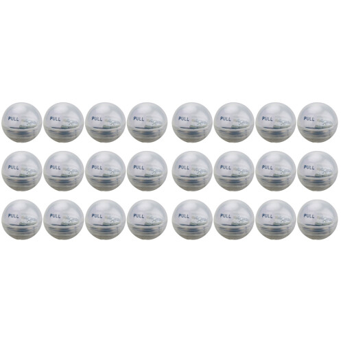 24Pièces Flottant LED Boule Plastique Résistant