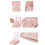 2Pcs Easy Install Pink Plastic Kitchen Drainer Sponge and Towel Holder 6