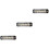3Pièces Lampes Clignotantes Noir Aluminium 18 Modes Multi Usage Auto 5