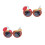 2St Plastic Zonnebril Tropisch Hawaii Decor Voor Feest 4