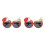 2St Plastic Zonnebril Tropisch Hawaii Decor Voor Feest 5