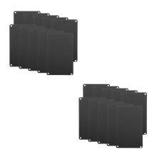 40Pcs Black Aluminum Blank Engraving Plates for Outdoor Use Metal Tags