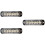 3Pièces Lampes Clignotantes Noir Aluminium 18 Modes Multi Usage Auto 7