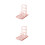 2Pcs Easy Install Pink Plastic Kitchen Drainer Sponge and Towel Holder 10