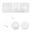 2Pcs Outdoor White LED Exit Emergency Light with Stainless Steel Body 10