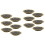12Pcs Black Catering Basket for Snacks Bread and Fruit Storage 4