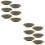 12Pcs Black Catering Basket for Snacks Bread and Fruit Storage 5