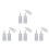 12Pcs White Airlock Kit for Fermentation 7