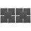 10Pcs Dark Grey Guinea Pig Cage Blanket Microfiber Washable Pad 1