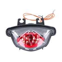 Motorrad-Rücklicht mit Brems- und Blinkfunktion, Plug-and-Play-fähiges integriertes Blinklicht für Suzuki GSXS1000, wasserdicht und superhell