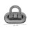 4Pièces Serrure Métal Durable Noir Remplacement Pour Sacs 2