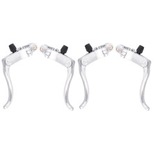 2Paires Leviers De Robustesse Aluminium Argent Accessoires