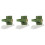 3Pcs Manual Dumpling Dough Press Green Plastic Dumpling Maker for Home 4