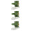3Pcs Manual Dumpling Dough Press Green Plastic Dumpling Maker for Home 8