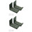 4Pcs Metal Snowboard Display Holder Wall Mount Rack Grey for Storage 6
