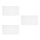 3Pcs White Embossed Polyester Bed Sheets Waterproof for Beauty Salon 6