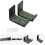 4Pcs Metal Snowboard Display Holder Wall Mount Rack Grey for Storage 10