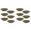 12Pcs Black Catering Basket for Snacks Bread and Fruit Storage 1