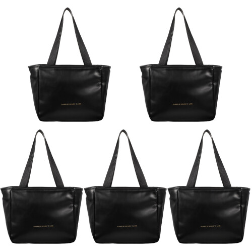 5Pièces Repas Portable Isotherme Noir Double