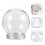 20Pièces Globes Vides DIY Faciles À Argent 8