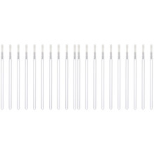 100Pcs White Lip Brush Disposable with Dense Nylon Bristles for Makeup