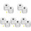 5 Count Hanging Light Fixture Wire Fixer 1.50x1.50x1.50cm Silver 1