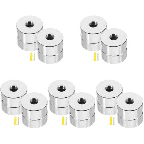 5 Count Hanging Light Fixture Wire Fixer 1.50x1.50x1.50cm Silver