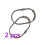 24Pcs Rustproof Dark Brown Curtain Hooks Stainless Heavy Duty Rings 1