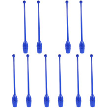 10Pcs Blue Artistic Plastic Dance Sticks for Rhythmic Gymnastics