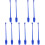 10Pcs Blue Artistic Plastic Dance Sticks for Rhythmic Gymnastics 1