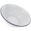 4Pcs Lightweight White Enamel Kitchen Bowls Soup Fruit Salad Basins 3