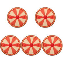 5Pcs Prize Wheel Durable Plastic Game Prop