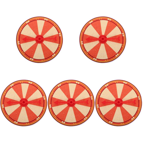 5Pcs Prize Wheel Durable Plastic Game Prop
