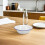 4Pcs Lightweight White Enamel Kitchen Bowls Soup Fruit Salad Basins 4