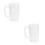2Pcs Transparent Household Beer Mug with Handle Cups 4