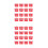 200Pcs Red Paper Snack Chips Packaging Supplies 8
