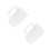 2Pcs Transparent Household Beer Mug with Handle Cups 8