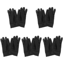 5Pairs Black Mens Gloves Winter Touchscreen Anti-Slip Running Gloves