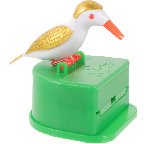 2 Sets Bird Toothpick Box Retro Storage Smooth Round Body Holder 1
