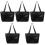5Pièces Repas Portable Isotherme Noir Double 4