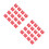 200Pcs Red Paper Snack Chips Packaging Supplies 10