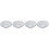 4Pcs Lightweight White Enamel Kitchen Bowls Soup Fruit Salad Basins 8