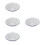 4Pcs Lightweight White Enamel Kitchen Bowls Soup Fruit Salad Basins 11
