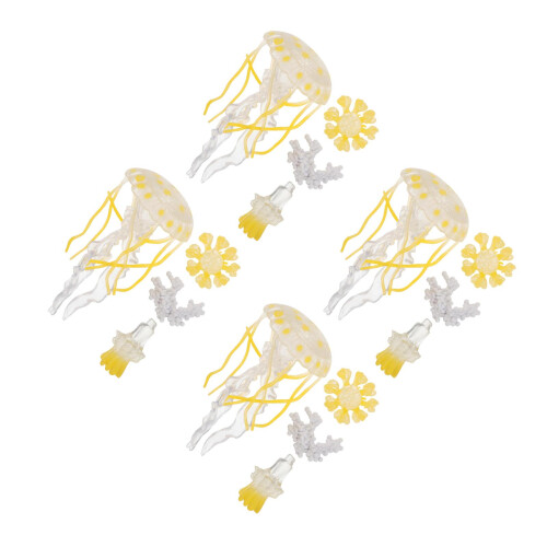 4Sets Multi Plastic Marine Life Cycle Jellyfish Kit for Child Learning