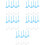 60Pcs Assorted Color Durable Plastic Doll Support Display Stands 7