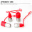 4Sets Red PVC Hydraulic Coupler Dust Caps Protective Connectors 8