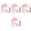 4Sets Durable PVC Hamster Villa Hideout Assorted Color for Small Pets 5