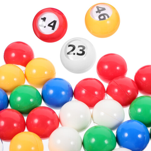 250Pcs Portable Assorted Color Plastic Balls for Game Draws 1