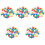 250Pcs Portable Assorted Color Plastic Balls for Game Draws 4
