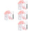 4Sets Durable PVC Hamster Villa Hideout Assorted Color for Small Pets 6